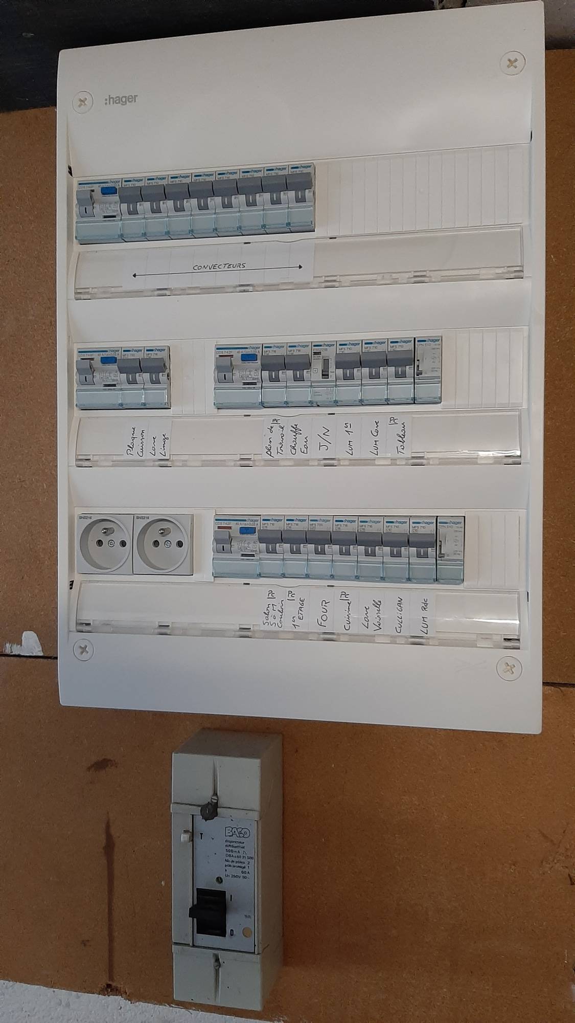 Remplacement de tableau électrique à Westhalten Pfastatt